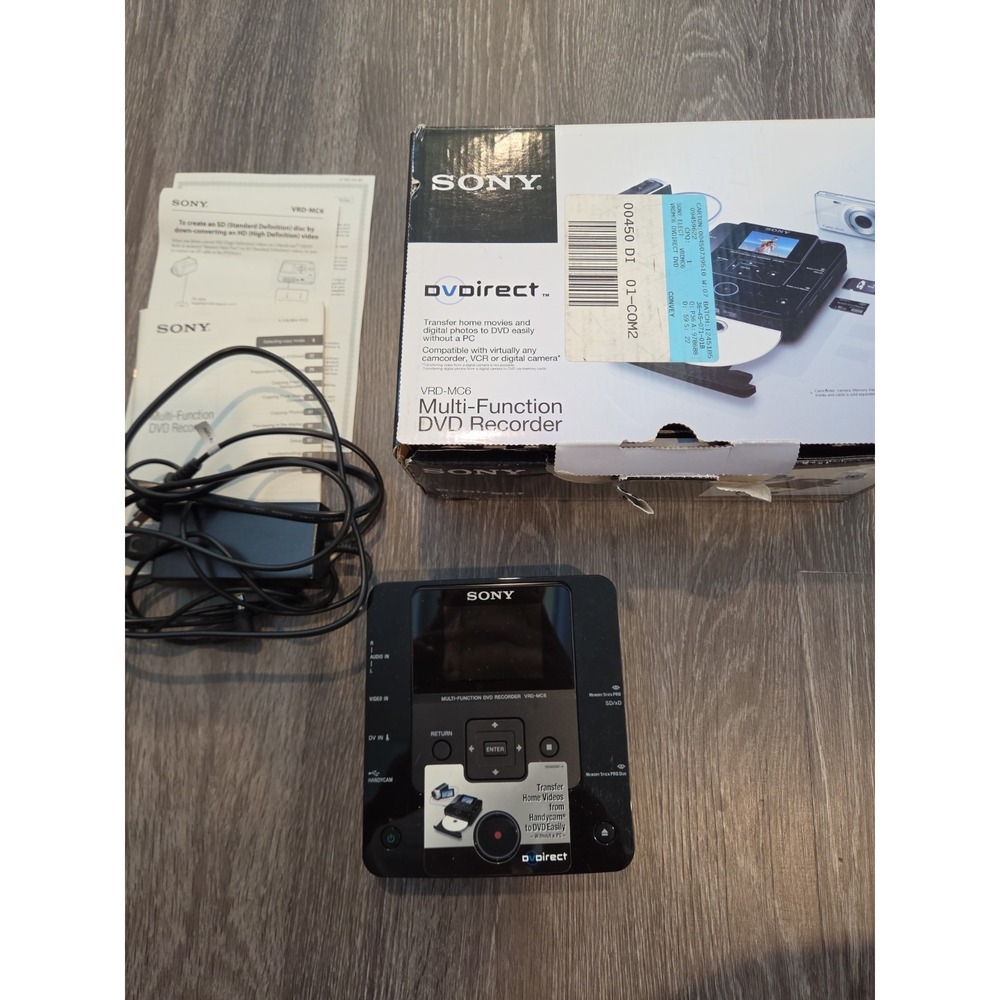 Sony VRD-MC6 DVDirect Multi-Function DVD Recorder Home Video Transfer